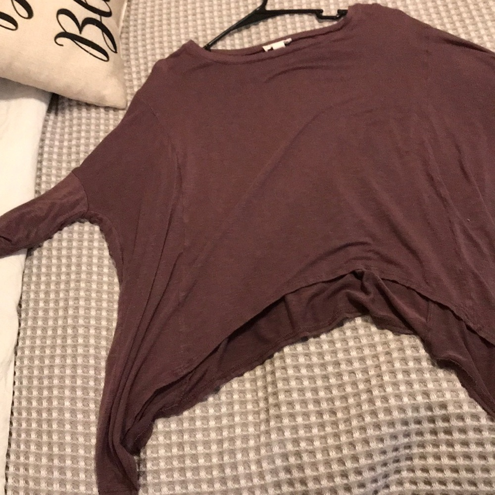 Plum crop top